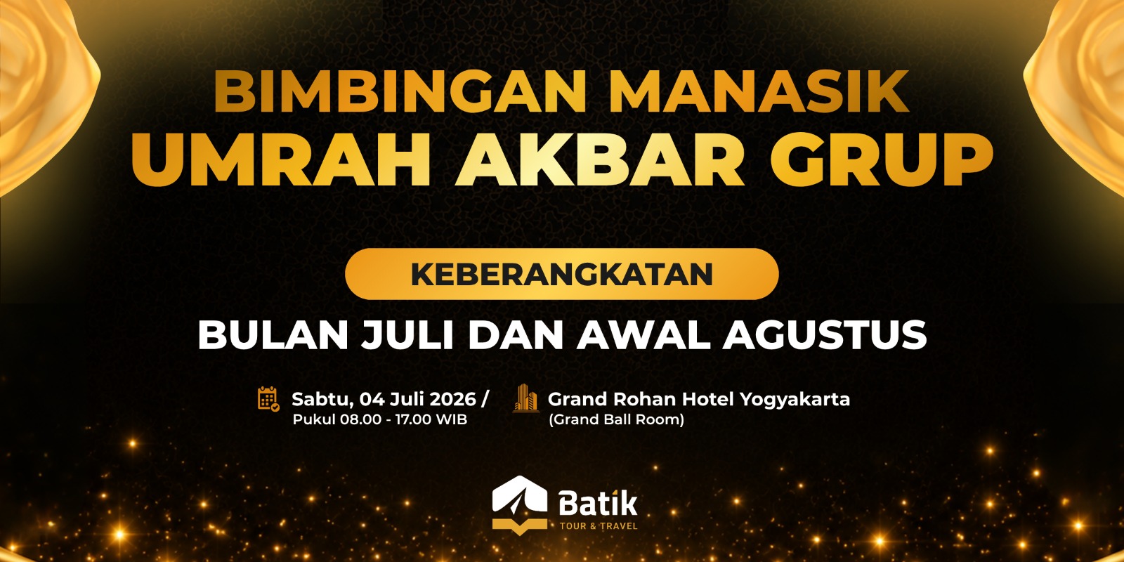 Bimbingan Manasik Umrah Akbar Grup Keberangkatan Bulan Juli dan Awal Agustus
